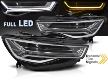 Full LED prednja svjetla SEQ žmigavci Facelift Matrix dizajn / Audi A6 4G C7 (2011-2018), LPAUH5