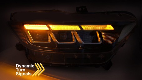 Full LED prednja svjetla SEQ žmigavci / Ford Mustang VI (2015-2017), LPFOD4
