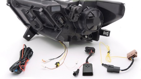 Full LED prednja svjetla SEQ žmigavci / Ford Mustang VI (2015-2017), LPFOD4