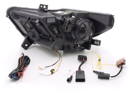 Full LED prednja svjetla SEQ žmigavci / Ford Mustang VI (2015-2017), LPFOD4