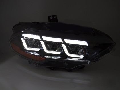 Full LED prednja svjetla SEQ žmigavci / Ford Mustang VI Facelift (2018-2023), LPFOD9