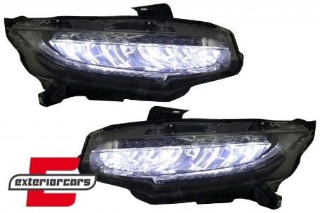 Full LED prednja svjetla SEQ žmigavci / Honda Civic Mk10 (2016-2021), LPHO37