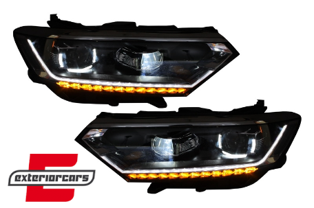 Full LED prednja svjetla SEQ žmigavci Matrix look / VW Passat B8 3G (2014-2019), LPVX13