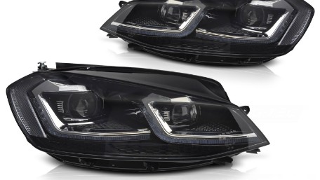 Full LED prednja svjetla SEQ žmigavci R line look / VW Golf 7.5 Facelift (2017-2019), LPVX11