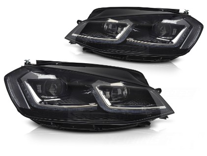 Full LED prednja svjetla SEQ žmigavci R line look / VW Golf 7.5 Facelift (2017-2019), LPVX11