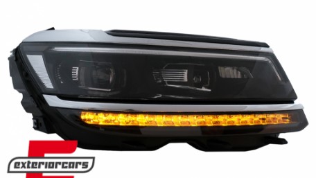 Full LED prednja svjetla SEQ žmigavci R-line Matrix dizajn / VW Tiguan II Mk2 (2016-2019), LPVX24