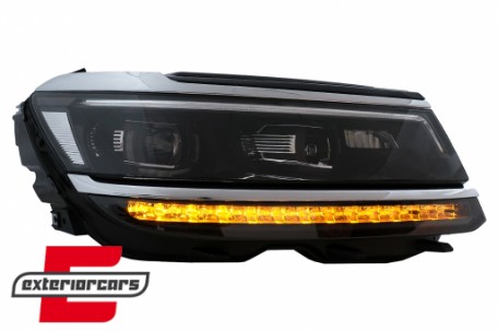 Full LED prednja svjetla SEQ žmigavci R-line Matrix dizajn / VW Tiguan II Mk2 (2016-2019), LPVX24