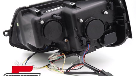 Full LED prednja svjetla SEQ žmigavci T6 look (crna) / VW Transporter Caravelle Multivan T5.1 Facelift (2010-2015), LPVWY8