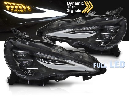Full LED prednja svjetla SEQ žmigavci  / Toyota GT86 Subaru BRZ (2012-2021), LPTO45