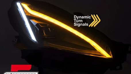 Full LED prednja svjetla SEQ žmigavci TruDRL dizajn (crna) / Toyota GR86 (2021-), LPTO44