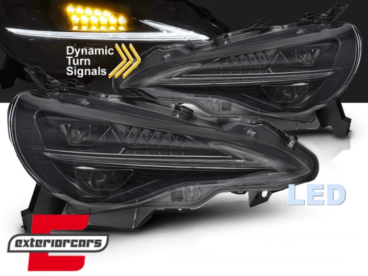 Full LED prednja svjetla SEQ žmigavci TruDRL dizajn / Toyota GT86 Subaru BRZ (2012-2021), LPTO43