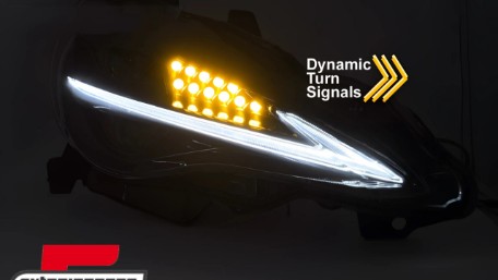 Full LED prednja svjetla SEQ žmigavci TruDRL dizajn / Toyota GT86 Subaru BRZ (2012-2021), LPTO43