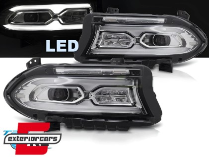 Full LED prednja svjetla TruDRL (chrome) / Dodge Charger (2014-2023), LPDO44
