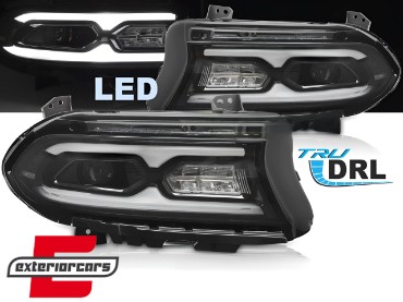 Full LED prednja svjetla TruDRL (crna) / Dodge Charger (2014-2023), LPDO45