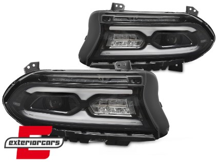 Full LED prednja svjetla TruDRL (crna) / Dodge Charger (2014-2023), LPDO45