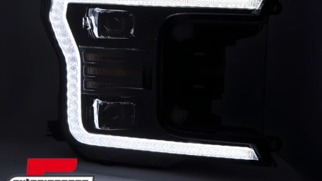Full LED prednja svjetla TruDRL dizajn (crna) / FORD F150 Mk13 Facelift (2017-2020), LPFOA0
