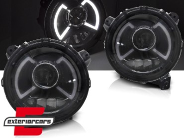 Full LED prednja svjetla TruDRL dizajn / Jeep Wrangler IV JL/JLU (2018-2023), LPCH40