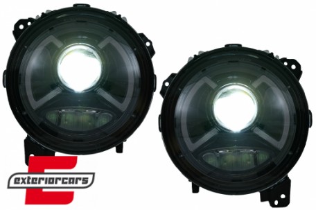 Full LED prednja svjetla TruDRL dizajn / Jeep Wrangler IV JL/JLU (2018-2023), LPCH40
