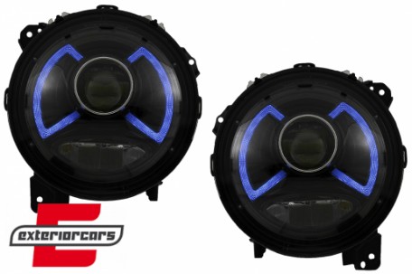 Full LED prednja svjetla TruDRL dizajn / Jeep Wrangler IV JL/JLU (2018-2023), LPCH40