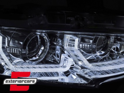 Full LED prednja svjetla TruDRL SEQ žmigavci (chrome) / Honda Civic Mk10 (2016-2021) Limuzina & Hatchback, LPHO38
