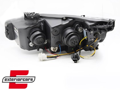 Full LED prednja svjetla TruDRL SEQ žmigavci (crna) / Honda Civic Mk10 (2016-2021) Limuzina & Hatchback, LPHO39