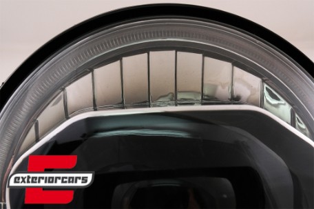 Full LED prednji farovi Angel Eye za pretvorbu u 2018 model / Jeep Wrangler JK (2007-2017), HLJEWJKLED