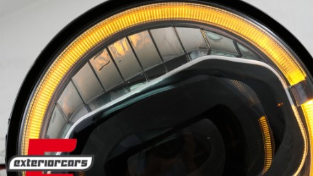 Full LED prednji farovi Angel Eye za pretvorbu u 2018 model / Jeep Wrangler JK (2007-2017), HLJEWJKLED