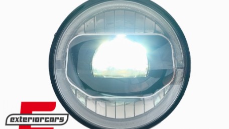 Full LED prednji farovi Angel Eye za pretvorbu u 2018 model / Jeep Wrangler JK (2007-2017), HLJEWJKLED