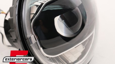 Full LED prednji farovi Angel Eye za pretvorbu u 2018 model / Jeep Wrangler JK (2007-2017), HLJEWJKLED