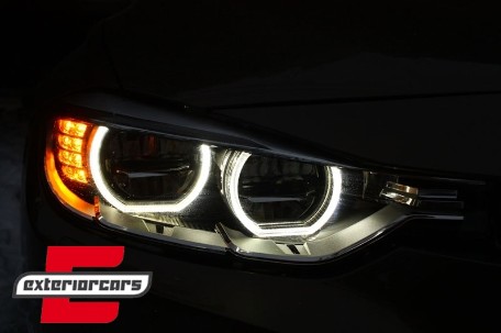 Full LED prednji farovi (chrome) / BMW serije 3 F30 F31 limuzina karavan (2015-2019), HLBMF30LED