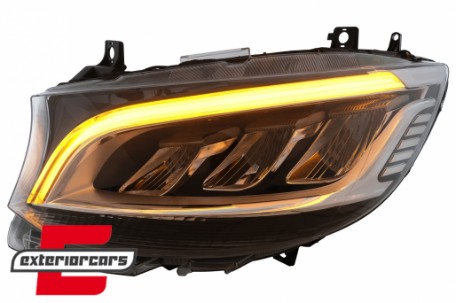 Full LED prednji farovi (crna) / Mercedes Sprinter W907 W910  (2019-2023), HLMBW907