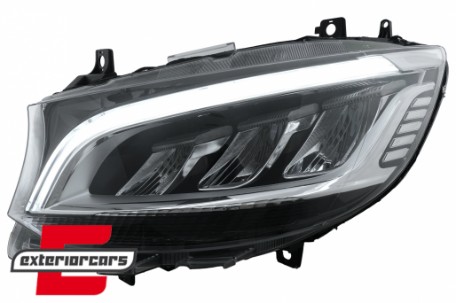Full LED prednji farovi (crna) / Mercedes Sprinter W907 W910  (2019-2023), HLMBW907