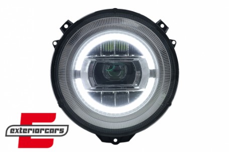 Full LED prednji farovi Facelift 2018 dizajn (chrome) / Mercedes G-klasa W463 (2005-2017), HLMBW463NLC