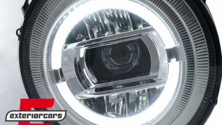 Full LED prednji farovi Facelift 2018 dizajn (chrome) / Mercedes G-klasa W463 (2005-2017), HLMBW463NLC