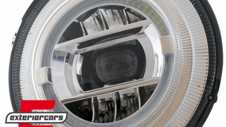 Full LED prednji farovi Facelift 2018 dizajn (chrome) / Mercedes G-klasa W463 (2005-2017), HLMBW463NLC