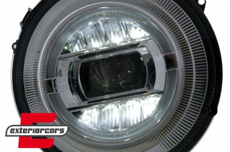 Full LED prednji farovi Facelift 2018 dizajn (chrome) / Mercedes G-klasa W463 (2005-2017), HLMBW463NLC