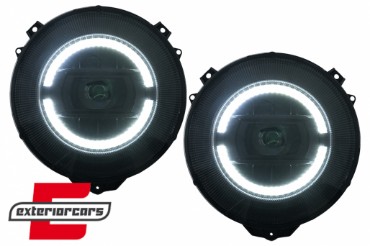 Full LED prednji farovi Facelift 2018 dizajn (crna) / Mercedes G-klasa W463 (2005-2017), HLMBW463NL