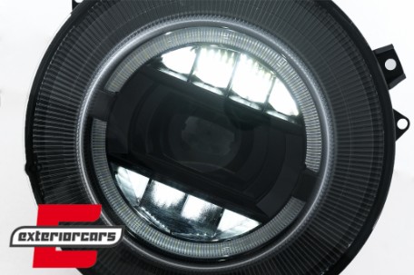 Full LED prednji farovi Facelift 2018 dizajn (crna) / Mercedes G-klasa W463 (2005-2017), HLMBW463NL