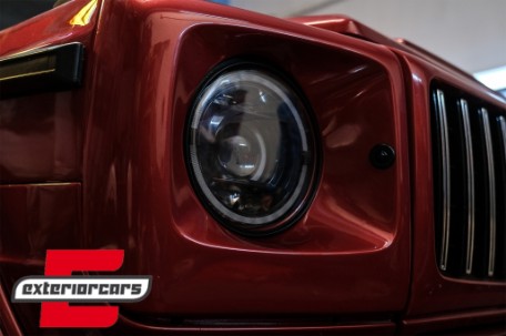 Full LED prednji farovi Facelift 2018 dizajn (crna) / Mercedes G-klasa W463 (2005-2017), HLMBW463NL