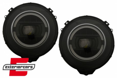 Full LED prednji farovi Facelift 2018 dizajn (crna) / Mercedes G-klasa W463 (2005-2017), HLMBW463NL