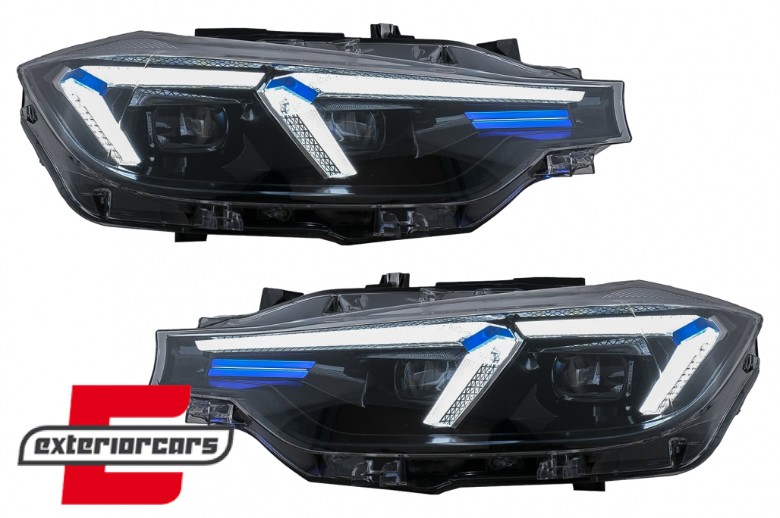 Full LED prednji farovi nadogradnja u G20 2024 dizajn / BMW serije 3 F30 F31 limuzina karavan (10.2011-2019), HLBMF30NLX