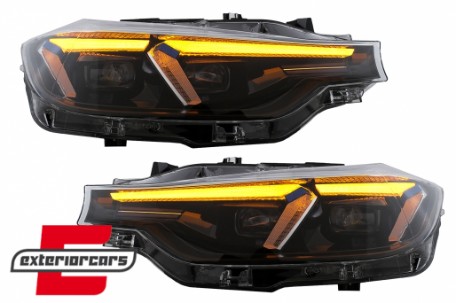Full LED prednji farovi nadogradnja u G20 2024 dizajn / BMW serije 3 F30 F31 limuzina karavan (10.2011-2019), HLBMF30NLX