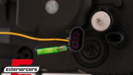 Full LED prednji farovi SEQ žmigavci (crna) / Ford Mustang V (2004-2009), HLFOMUFLED