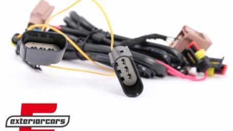 Full LED prednji farovi SEQ žmigavci (crna) / Ford Mustang V (2004-2009), HLFOMUFLED