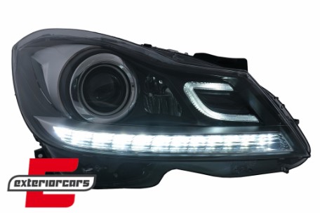 Full LED prednji farovi SEQ žmigavci / Mercedes C-klasa W204 S204 (2011-2014), HLMBW204LD