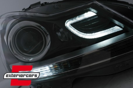 Full LED prednji farovi SEQ žmigavci / Mercedes C-klasa W204 S204 (2011-2014), HLMBW204LD