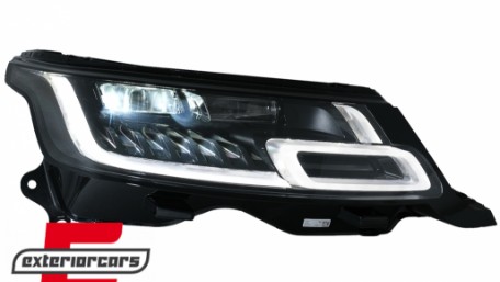 Full LED prednji farovi SEQ žmigavci pretvorba u 2018 model Matrix look / Range Rover Sport L494 (2013-2017), HLRRSL494FL