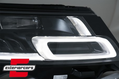 Full LED prednji farovi SEQ žmigavci pretvorba u 2018 model Matrix look / Range Rover Sport L494 (2013-2017), HLRRSL494FL