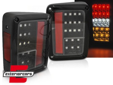 Full LED stražnja svjetla (crna) / Jeep Wrangler JK (2007-2017), LDCH23