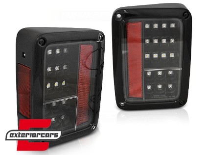 Full LED stražnja svjetla (crna) / Jeep Wrangler JK (2007-2017), LDCH23